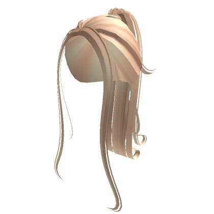 Blonde Stylized Ponytail S Code Price RblxTrade