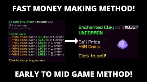 Make Money Quick Money Making Method Early To Mid Game Money Making