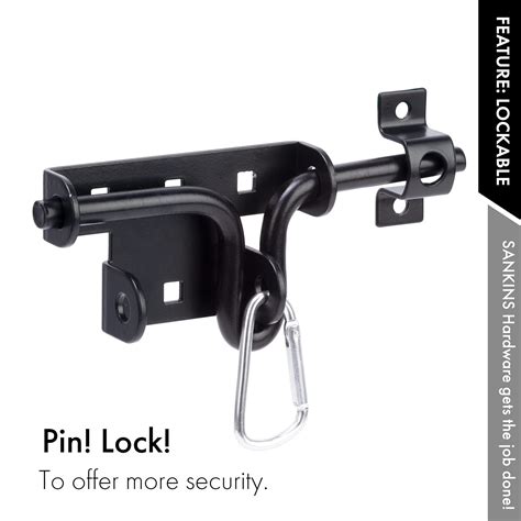 Slide Bolt Gate Latch Sliding Bolt Door Lock With Padlock Hole Heavy