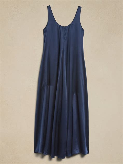 Banana Republic Serenade Silk Maxi Dress International Shipping