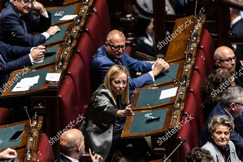 Giorgia Meloni During Election Speaker Italian Editorial Stock Photo - Stock Image | Shutterstock