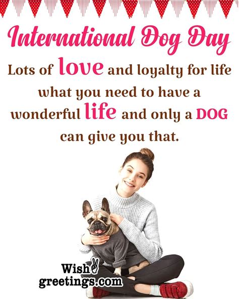 International dog day Quotes And Messages - Wish Greetings