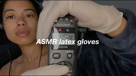 Asmr Sounds Of Latex Gloves Ear To Ear For Relaxation Youtube