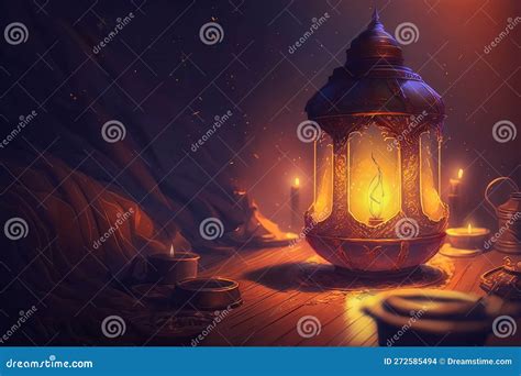 Generative Ai Illustration Muslim Heiligen Monat Ramadan Kareem