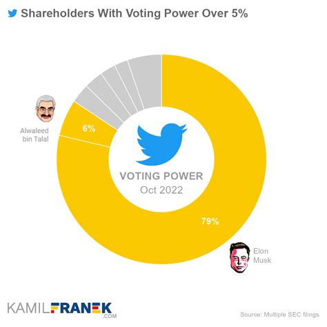 Who Owns Twitter The Largest Shareholders Overview Kamil Franek