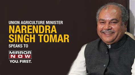 Agriculture Minister Narendra Singh Tomar On Govt S Mega Boost For