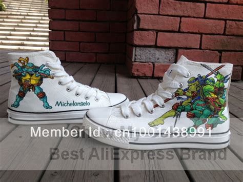 Купить TMNT Черепашки ниндзя черепахи рука окрашены обувь для детей ...