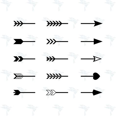 Split Arrow SVG PNG DXF For Cutting Printing Designing Or More