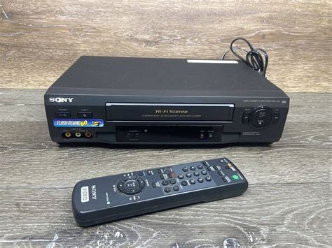 Sony Slv N Vcr Vhs Player Head Hi Fi W Remote Tested Etsy