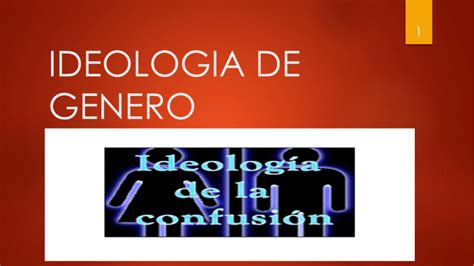 Ppt Ideología De Género