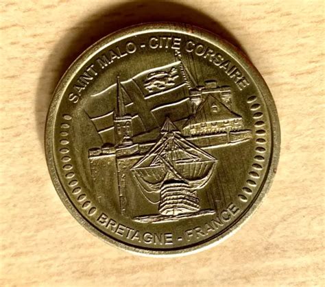 M Daille Souvenir Saint Malo Cit Corsaire Bretagne France Mm Jeton