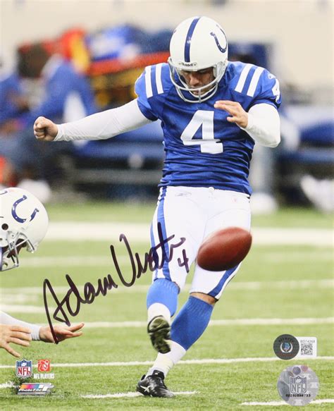 Adam Vinatieri Signed Colts 8x10 Photo (Beckett) | Pristine Auction