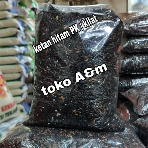 Jual 978eq010w Beras Ketan Hitam 1 Kg Ketan Pk Kilat Wq2 Shopee