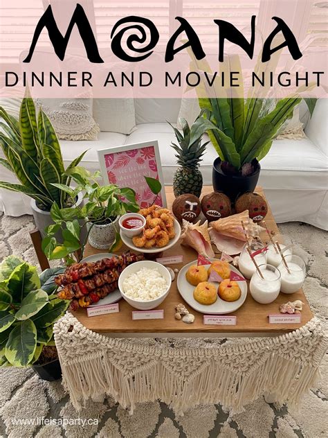 Moana Themed Party Dinner And A Movie Night Artofit