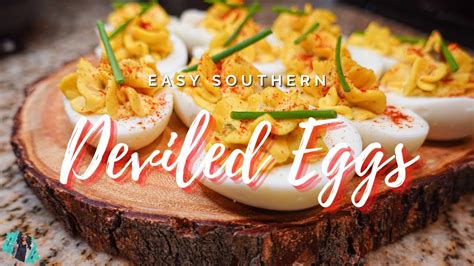 Southern Style Deviled Eggs Recipe Quick And Easy Recipe Tutorial Youtube