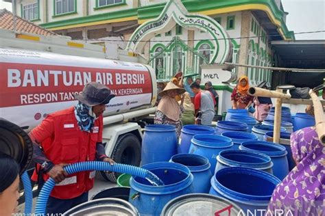 Kekeringan Meluas Pmi Banten Tambah Layanan Bantuan Air Bersih