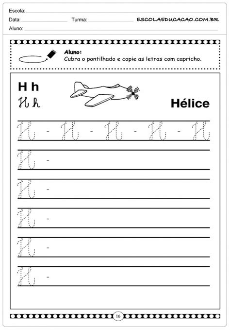 H Cursivo Minúsculo