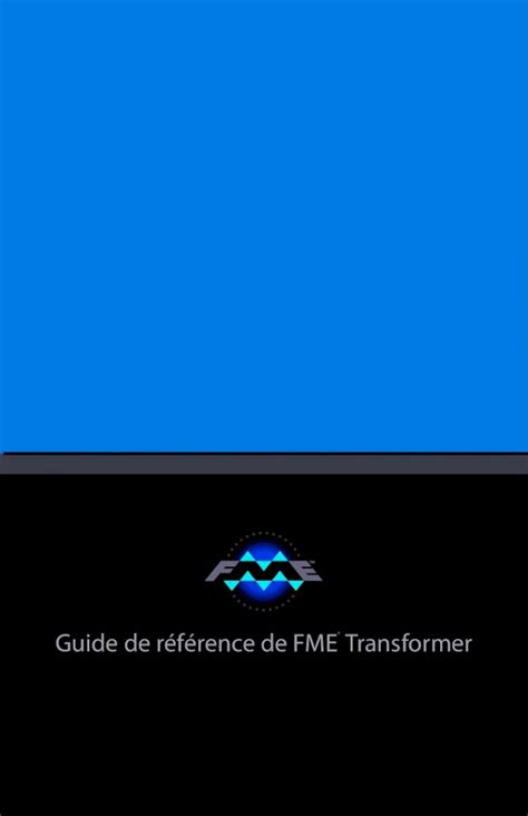 Pdf Guide De Rfrence De Fme Transformer Dokumen Tips