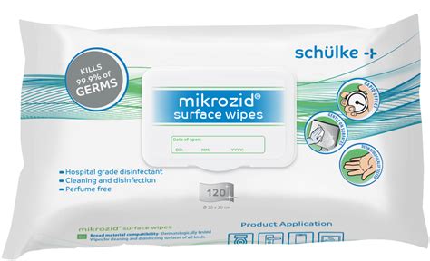 Schülke Mayr mikrozid surface wipes 120 s Probioscience