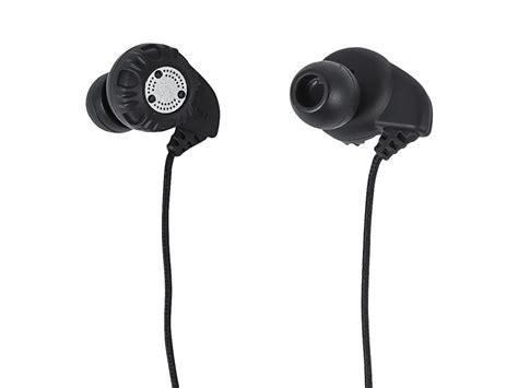 Monoprice Enhanced Bass Hi Fi Noise Isolating Earbuds Headphones Black