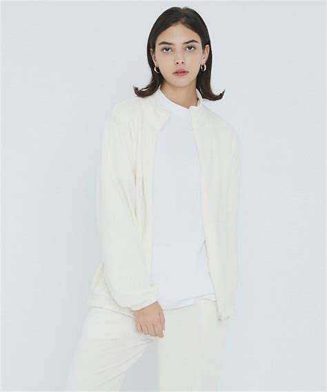 MUSINSA AFRESH Veloa Corduroy Zip Jacket Ivory