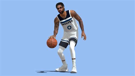 D Angelo Russell Minnesota Timberwolves Nba D Model By Dpassion