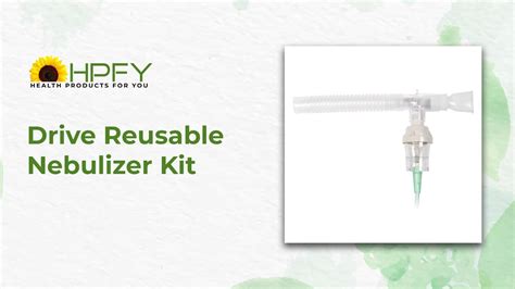 Drive Reusable Nebulizer Kit Hpfy Youtube