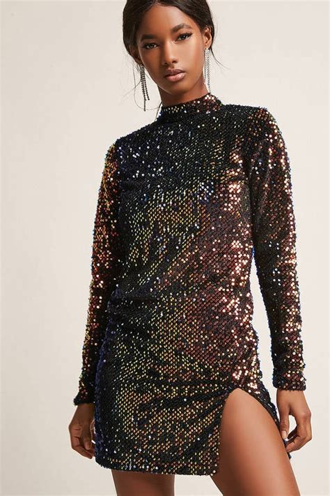 Forever Iridescent Sequin Dress Sequin Dresses Popsugar