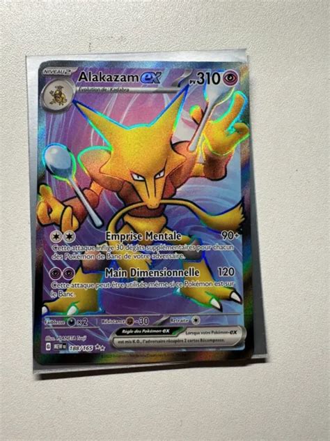 Carte Pok Mon Alakazam Ex Full Art Ev Ecarlate Et Violet