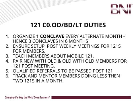 BNI 121 edu slot | PDF
