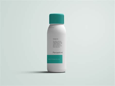 Medicine Bottle Mockup - PSD