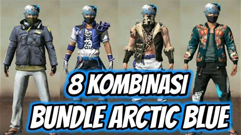 Kombinasi Keren Dari Set Bundle Arctic Blue Free Fire Battleground