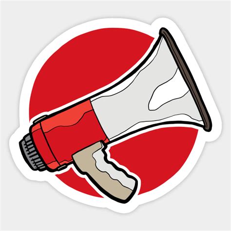 Megaphone - Megaphone - Sticker | TeePublic