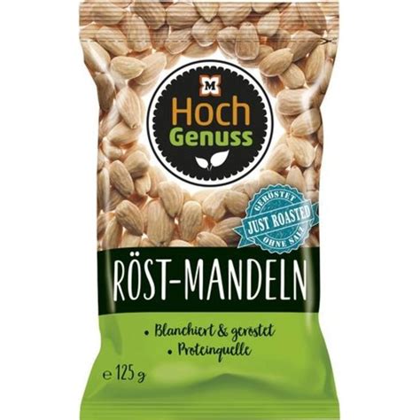 Hochgenuss Roasted Almonds G Piccantino Online Shop International