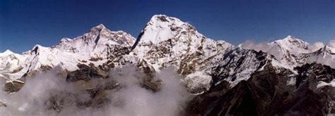 Photograph Of Mount Makalu And Chamlang From Mera Peak Above The Hongu