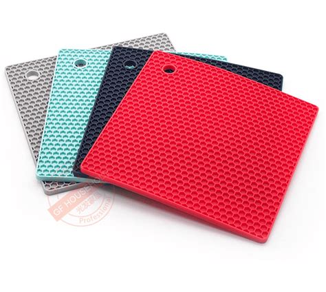 Shop For Free Shipping Silicone Rubber Trivet Mat For Hot Pan And Pot Hot Pads Counter Mat