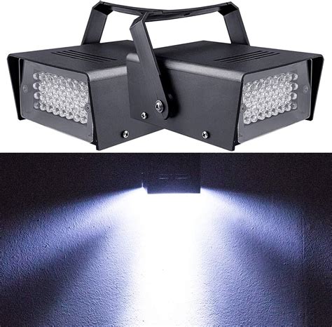 2Pack 32Led Strobo Discoteca Luce Stroboscopica Per Palcoscenico Mini