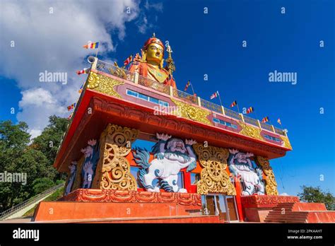 Holy Statue Of Guru Padmasambhava Or Born From A Lotus Guru Rinpoche