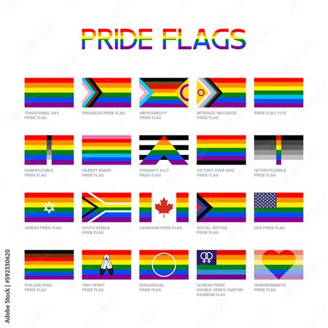 Lgbt Sexual Identity Pride Flags Gender Collection Flag Of Gay