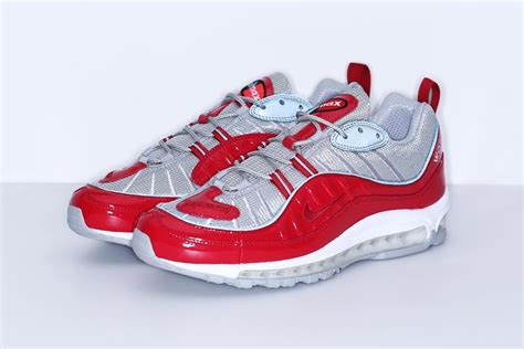 Supreme Nike Air Max 98 Red Sneaker Bar Detroit