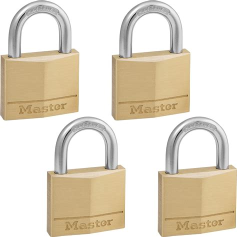 Master Lock 3QLF Juego De Candados Laminados De 40 Mm De Ancho Con