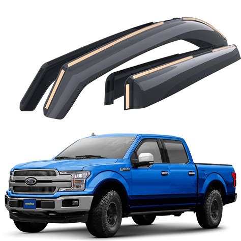 Goodyear Shatterproof in-Channel Window Deflectors for Ford F150 2015 ...