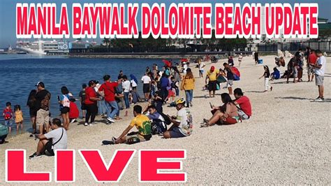 LIVE IN Manila Baywalk Dolomite Beach YouTube