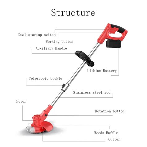 Stroke Split Model Grass Cutting Sidepack Gasoline Brush Cutter