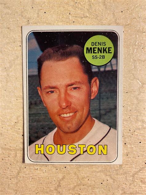 1969 TOPPS BASEBALL 487 DENIS MENKE 1 SHIPPING EBay