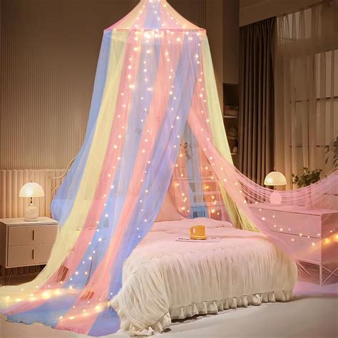 Toldo De Cama Con Luces Toldo De Cama Para Ni As Princesa Con