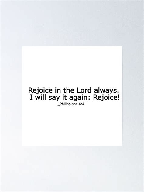 Philippians Bible Verse Philippians Rejoice In The Lord