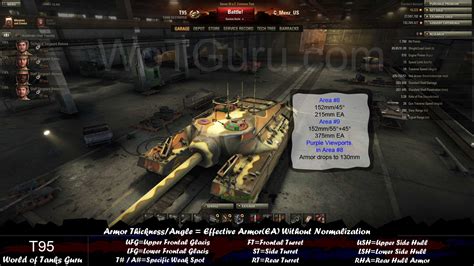 Weak Spot Guide: T95 - WoT Guru