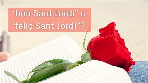 Bon Sant Jordi O Feli Sant Jordi Felicitar La Diada