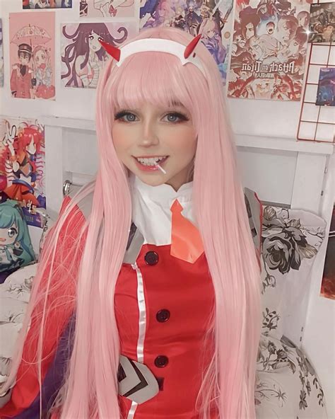 Brasileira F De Darling In The Franxx Fez Um Lindo Cosplay Da Zero Two